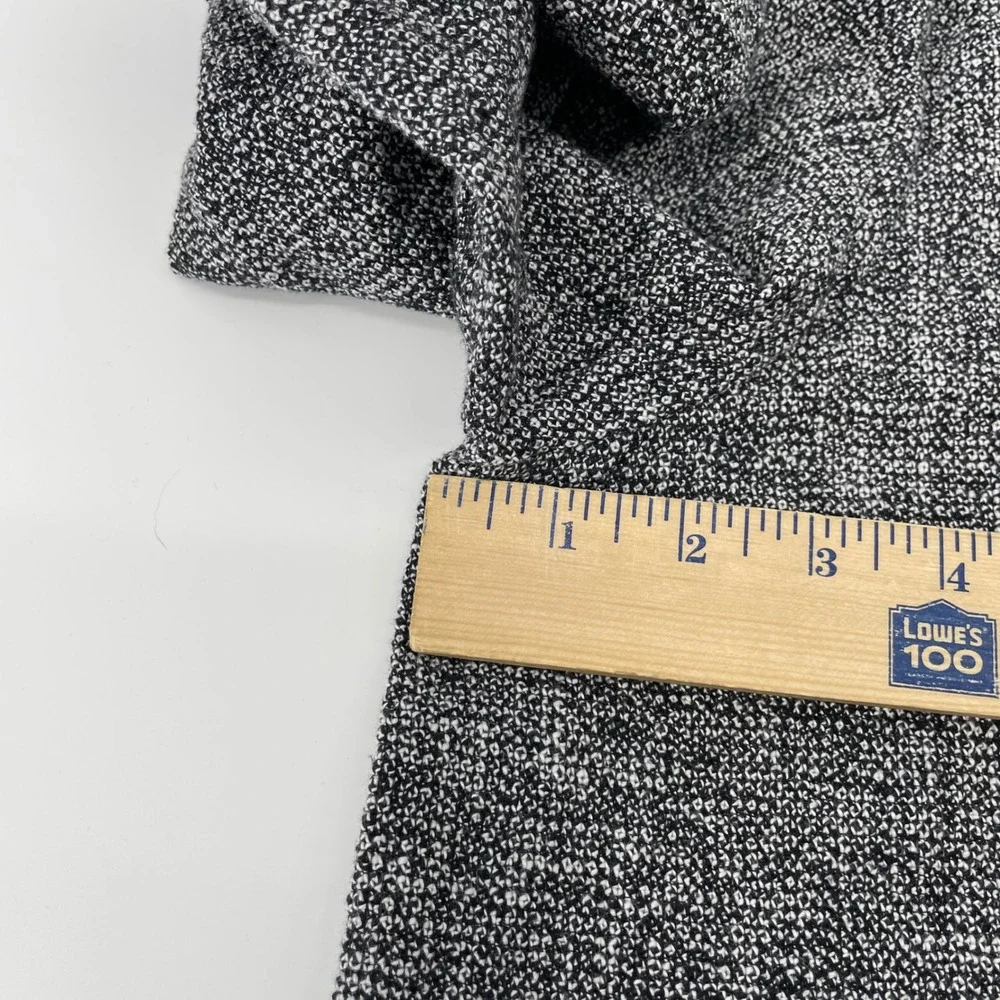 Eileen Fisher Textured Organic Cotton Tweed Stand Collar Zip Jacket Size Large - Picture 6 of 10